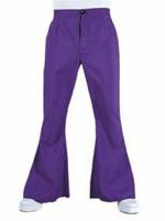 Hippie Disco Broek paars man - thumbnail