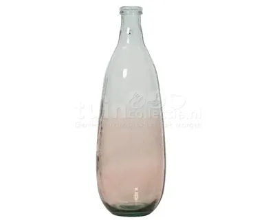 Vaas Glas Roze 41cm