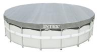 Intex afdekzeil deluxe voor frame zwembaden-frame zwembaden ø 488 cm - thumbnail