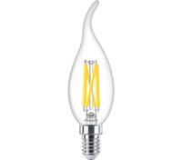 PHILIPS - LED Lamp E14 - MASTER LED E14 Gebogen-Tip Kaars Filament Helder 3.4W 470lm - 922-927 Dim to Warm 2200K-2700K - Beste Kleurweergave - Dimbaar | Vervangt 40W - thumbnail