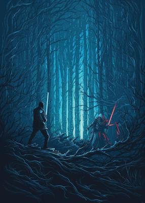 Komar Into Adventure Fotobehang Star Wars - Wood Fight - IADX4-003