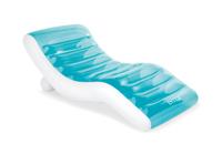 Intex 56874eu wet set collection luchtmat 191x99 cm blauw/wit - thumbnail