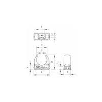 OBO Bettermann 2149571 Buisklem Zwart 50 stuk(s) - thumbnail