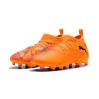 PUMA Future 8 Match Gras / Kunstgras Voetbalschoenen (MG) Kids Oranje Roze Zwart - thumbnail