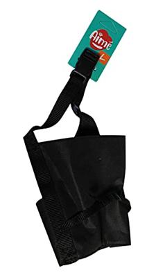 YAGO Museliere nylon zwart voor grote hond, snuitpartij met ademend en verstelbaar net YAGO Museliere nylon zwart voor grote hond, snuitpartij met ademend en verstelbaar net