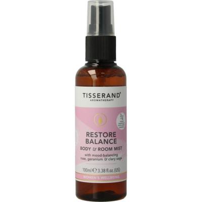Tisserand Restore balance body en room mist 100 Milliliter