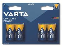 Varta VARTA Longlife Power C Blister 4 C batterij (baby) Alkaline 1.5 V 4 stuk(s) - thumbnail