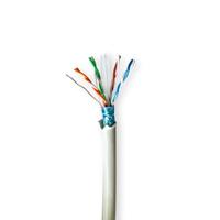 Netwerk Kabel Rol | CAT6 | Stranded | F/UTP | Koper | 100 m | Rond | Grijs - thumbnail
