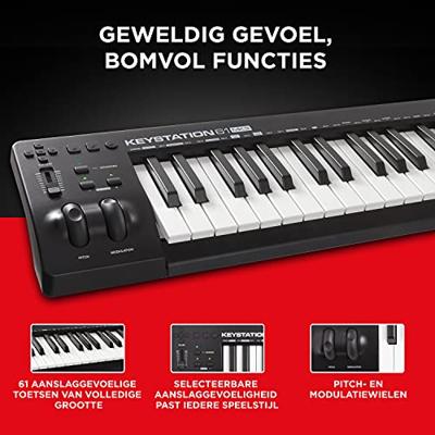 M-Audio Keystation 61 MK3 USB/MIDI keyboard 61 toetsen