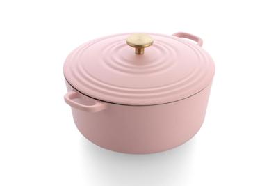 Bourgogne braadpan 28cm/6.7L Blush pink