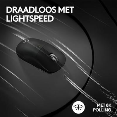 Logitech G PRO X Superlight 2 Zwart Draadloze Gaming Muis