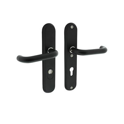 Intersteel AchterdeurbeslagAurano PC 55mm kerntrekbeveiliging ovaal zwart - 0023.396129Z