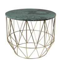 Dutchbone Bijzettafel 'Boss' Marmer, 51cm - thumbnail