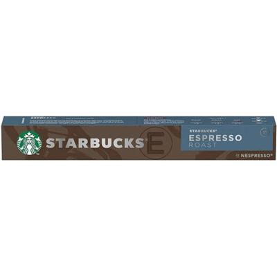 Koffiecapsules met doos Nestlé STARBU.DARK ESPRESSO 10C