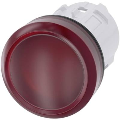 Siemens 3SU1001-6AA20-0AA0 - Indicatielamp, 22 mm, rond, kunststof, rood, lens Siemens 3SU1001-6AA20-0AA0 - Indicatielamp, 22 mm, rond, kunststof, rood, lens
