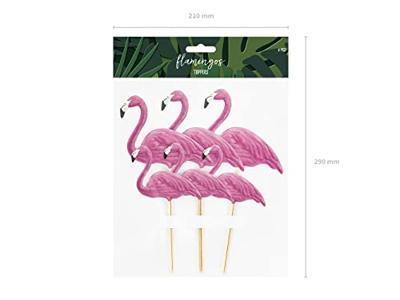 Prikkers flamingo Aloha Collectie (6st) Prikkers flamingo Aloha Collectie (6st)