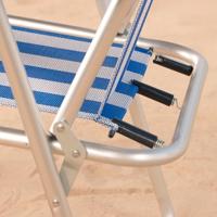 Strandstoel Aktive Wit Marineblauw 44 x 45 x 76 cm Zeeman - thumbnail