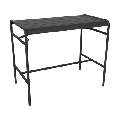 Fermob Luxembourg tuintafel hoog 126x73 cm Anthracite