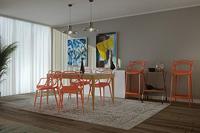 Kartell Masters Barkruk 75 cm - Roestoranje - thumbnail