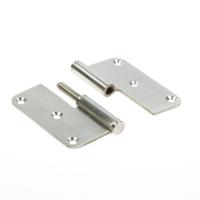 Argenta paumelle - 89/89A - 89x89x2,5 mm - DIN-Rs - draairichting 2 - RVS - thumbnail