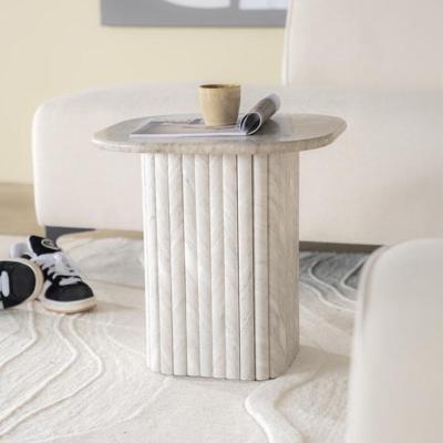 By-Boo Bijzettafel 'Dorique' Marmer, 45 x 45cm