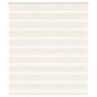 VidaXL Zebra rolgordijn 125x100 cm stofbreedte 120,9 cm marmerbeige - thumbnail