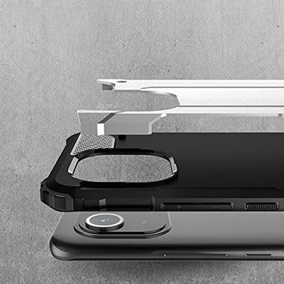 Lunso - Armor Guard backcover hoes - Xiaomi Mi 11 - Zilver Lunso - Armor Guard backcover hoes - Xiaomi Mi 11 - Zilver
