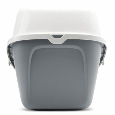 SAVIC KATTENBAK NESTOR GIANT WIT / LICHTGRIJS 75,5X56X55,5 CM SAVIC KATTENBAK NESTOR GIANT WIT / LICHTGRIJS 75,5X56X55,5 CM