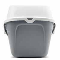 SAVIC KATTENBAK NESTOR GIANT WIT / LICHTGRIJS 75,5X56X55,5 CM - thumbnail