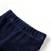 Kinderbroek 92 ribfluweel marineblauw - thumbnail