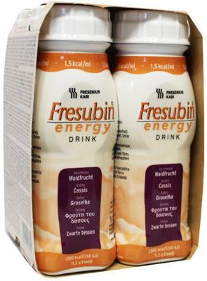 Fresubin Energy Drink 200ml Cassis/zwarte Bessen