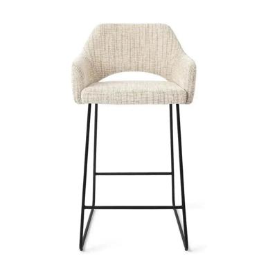 Jesper Home Yanai barkruk H65 Caramel Grid slide black