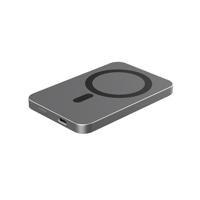 Realpower Powerbank PB-5000 MAG grijs 5.000 mAh - thumbnail