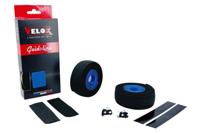 Velox stuurtape maxi cork bicolor zwart/blauw (2st) - thumbnail