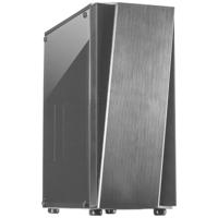Inter-Tech t-11 televen midi tower behuizing (zwart | 3x usb-a | window) - thumbnail