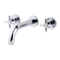 Xellanz Cross Afbouwdeel Wastafelkraan - Chroom - thumbnail