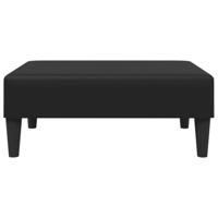 2-delige Loungeset kunstleer zwart - thumbnail