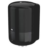 Poetspapierdispenser tork m1 elevation klein zwart - thumbnail