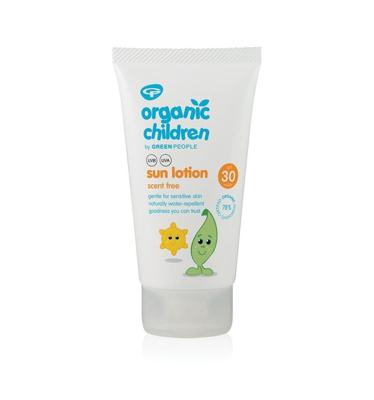 SPF 30 - Green People Organic Children Sun Lotion Scent Free - 150ml SPF 30 - Green People Organic Children Sun Lotion Scent Free - 150ml
