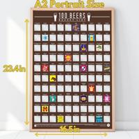 Gift Republic Kraskaart - 100 Bieren - thumbnail