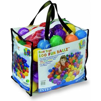 Intex ballenbak ballen 8cm 100 ballen
