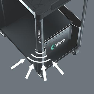 Wera 9700 Tool Rebel werkplaatswagen 1, 94-delig gereedschapswagen