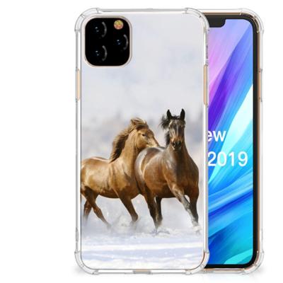 Apple iPhone 11 Pro Max Case Anti-shock Paarden Apple iPhone 11 Pro Max Case Anti-shock Paarden
