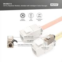 Digitus DN-93617-2 RJ45-inbouwmodule Keystone CAT 6A 2 stuk(s) - thumbnail