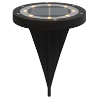Grondlampen 12 st solar met grondpennen warmwit - thumbnail