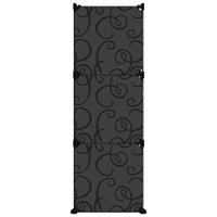 Schoenenrek 84,5x31x93,5 cm polypropeen zwart - thumbnail