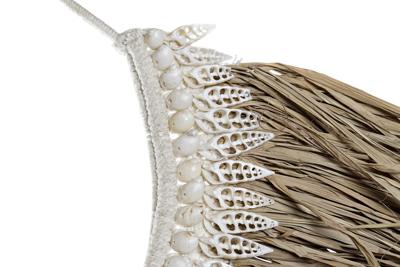 Wanddecoratie DKD Home Decor Beige Bruin Schelpen Vezel (70 x 3 x 57 cm)