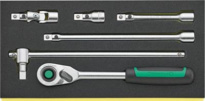 Stahlwille TCS 1/2 ZOLL-512/6 QR 96830362 Dopsleutelset