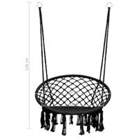 VidaXL Hangstoel 80 cm antracietkleurig - thumbnail
