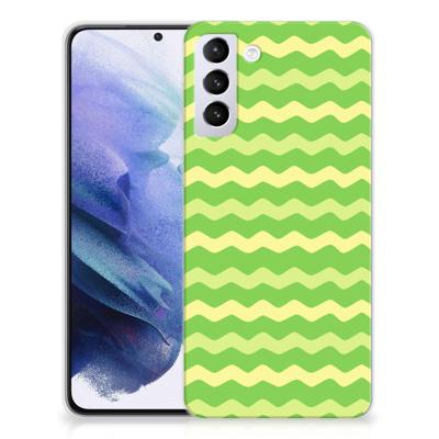 Samsung Galaxy S21 Plus | TPU bumper | Waves Green